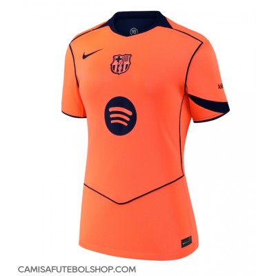 Camisa de time de futebol Barcelona Andreas Christensen #15 Replicas 3º Equipamento Feminina 2025-26 Manga Curta Camisa de time de futebol Barcelona Andreas Christensen #15 Replicas 3º Equipamento Feminina 2025-26 Manga Curta
